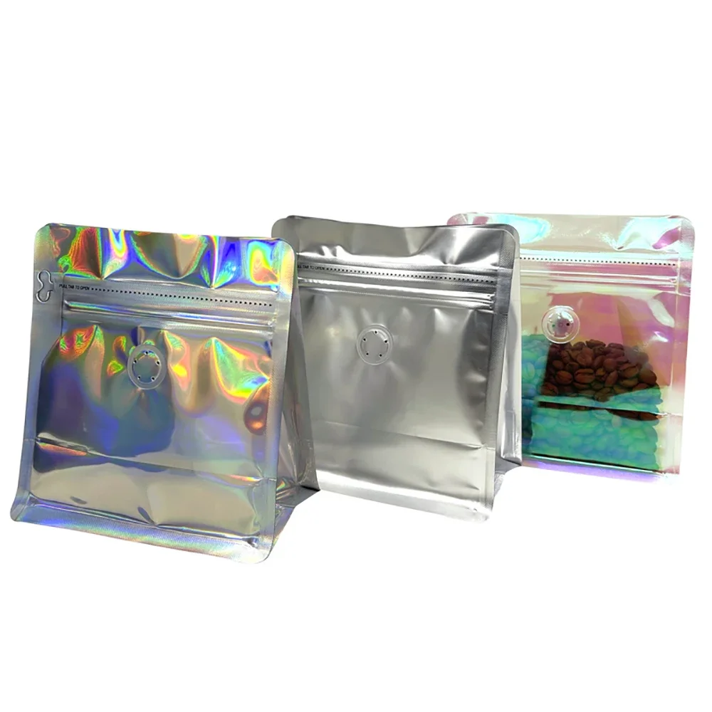 100pcs Pink Rainbow Laser Holo - Food Storage In Mylar Bags recension och pris