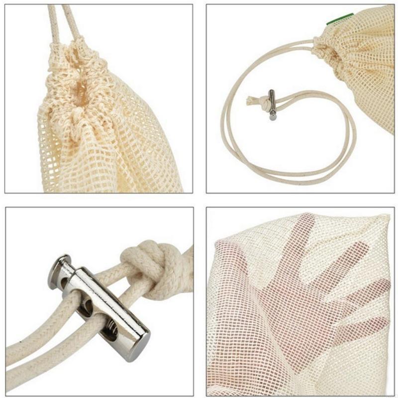 Cotton Mesh Produce Bags Reusa - Produce Bag Reusable Mesh recension och pris