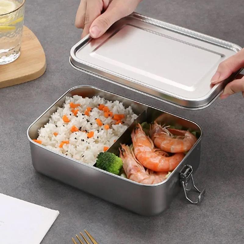304 Stainless Steel Lunch Cont - Food Storage Lock Box recension och pris