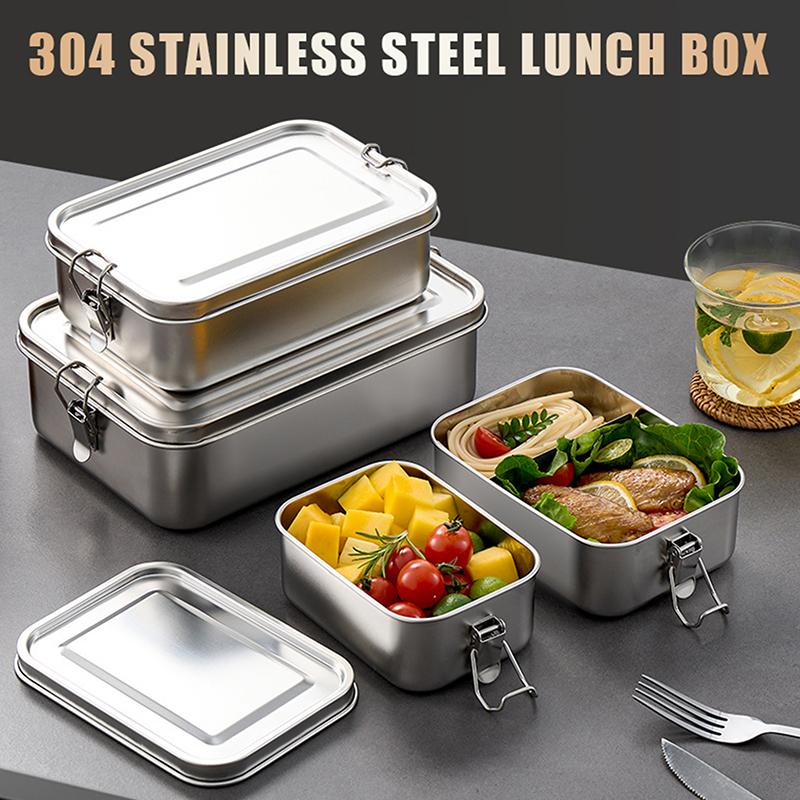 304 Stainless Steel Lunch Cont - Food Storage Lock Box recension och pris