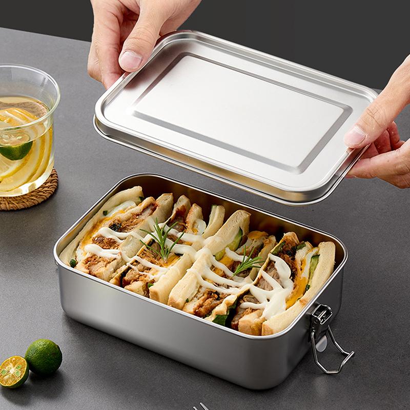 304 Stainless Steel Lunch Cont - Food Storage Lock Box recension och pris