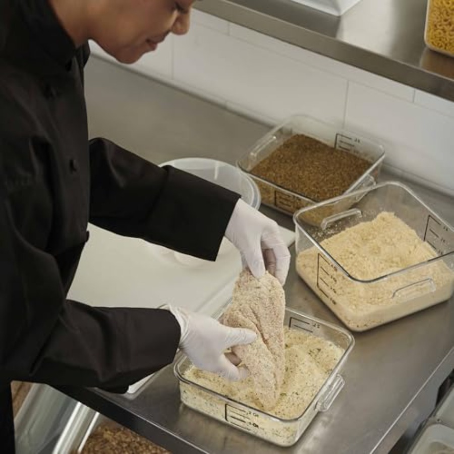 Space Saving Square Food Stora - Food Storage Quart Containers recension och pris