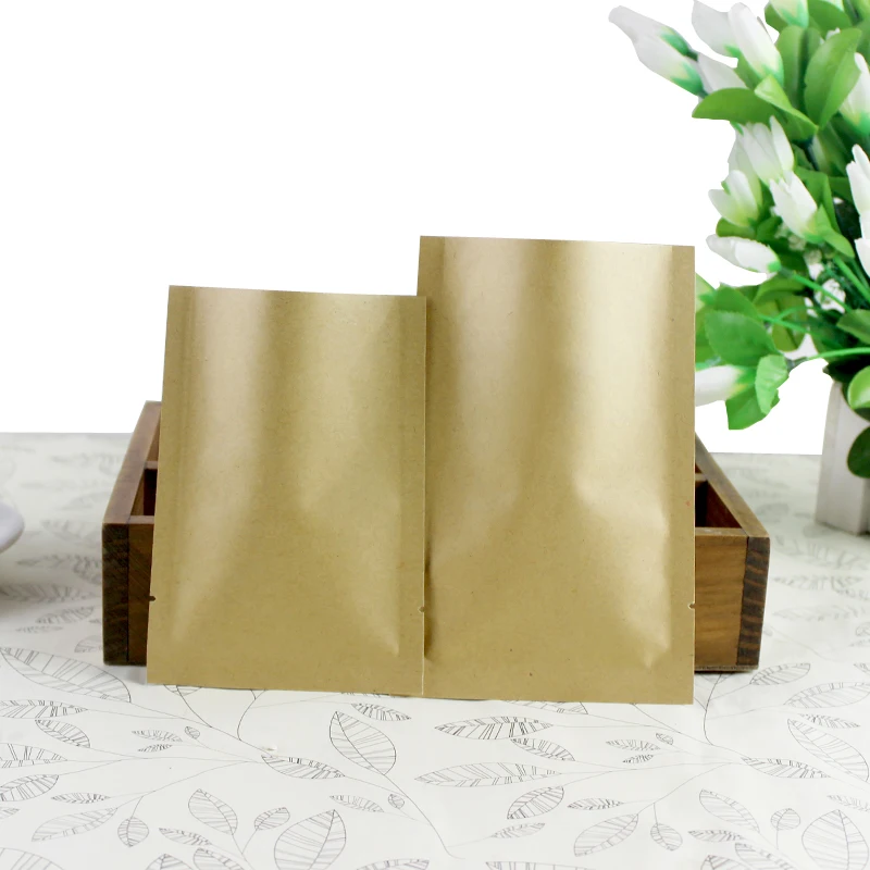 8*12cm Open Top Brown Kraft Pa - Food Storage In Mylar Bags recension och pris