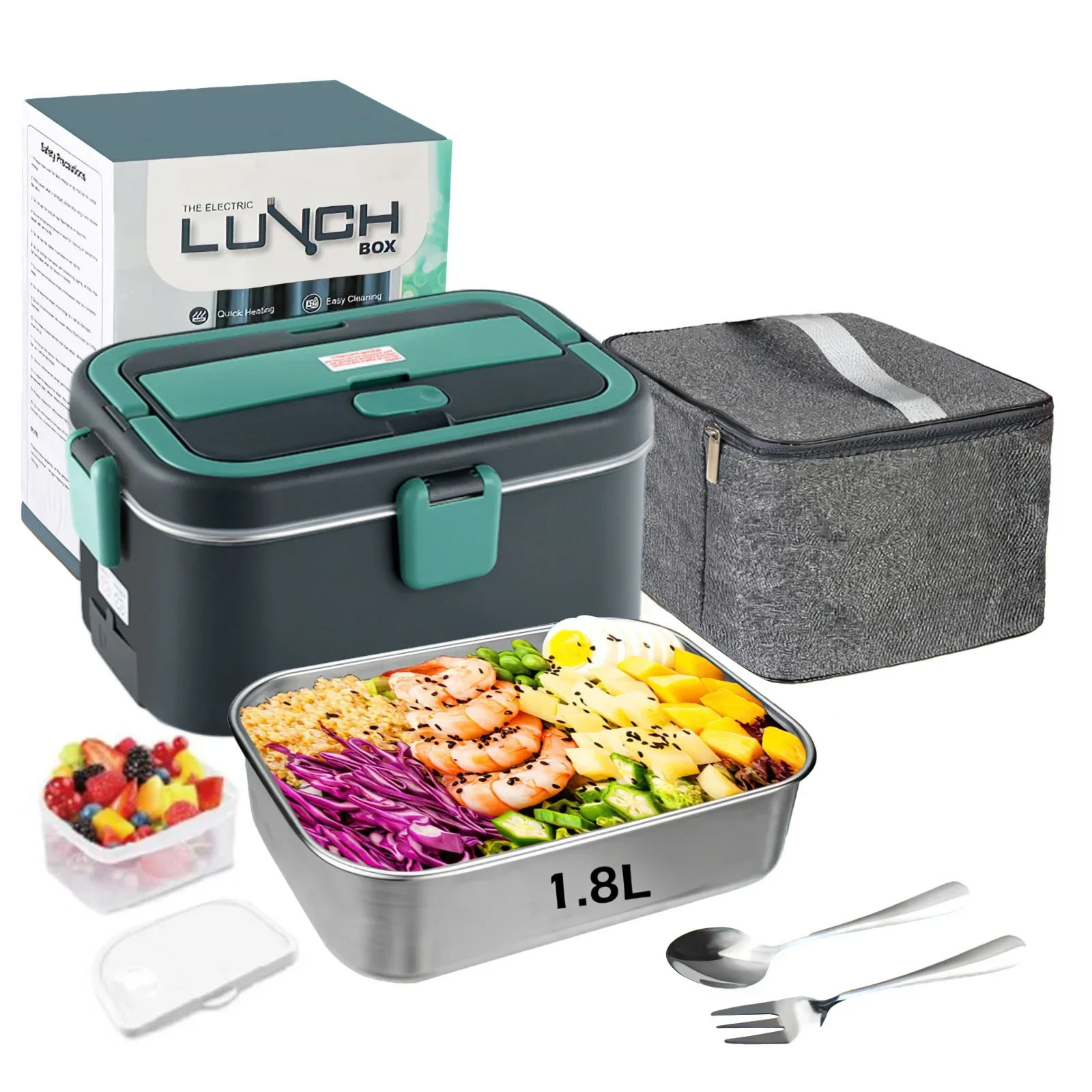 Electric Lunch Box Food Warmer - Portable Food Warmer recension och pris