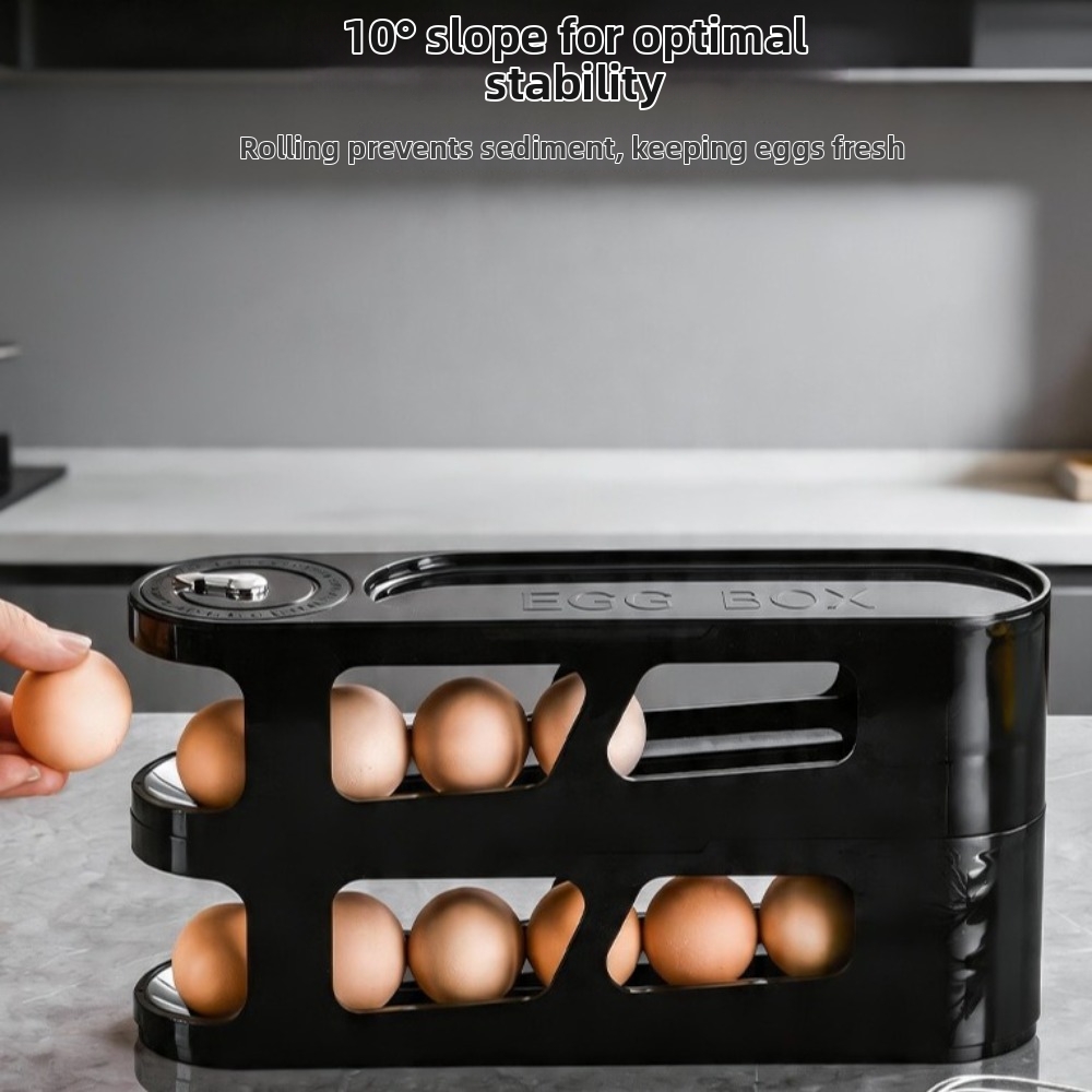 Large Capacity Eggs Storage Bo - Food Storage Cabinet For Kitchen recension och pris