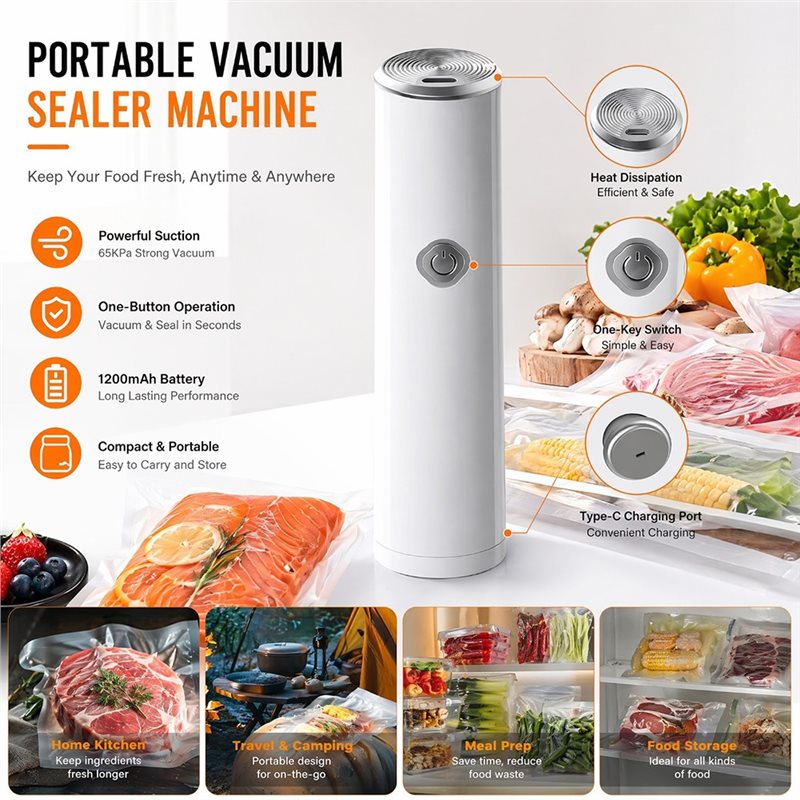 【618 SUMMER SALE】Portable Hand - Food Storage Vacuum Pump recension och pris