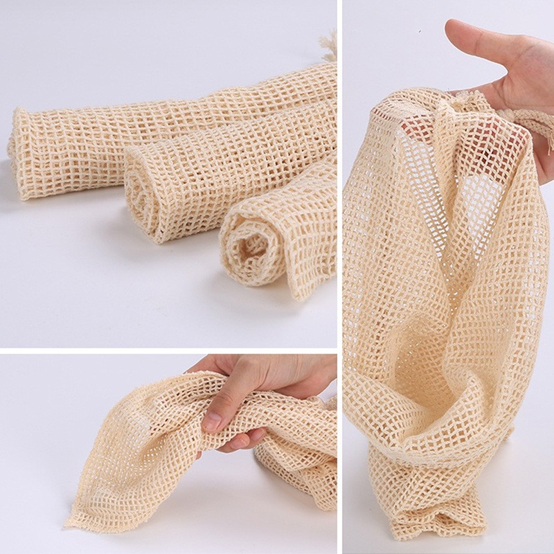 3pcs Reusable Cotton Mesh Prod - Produce Bag Reusable Mesh recension och pris