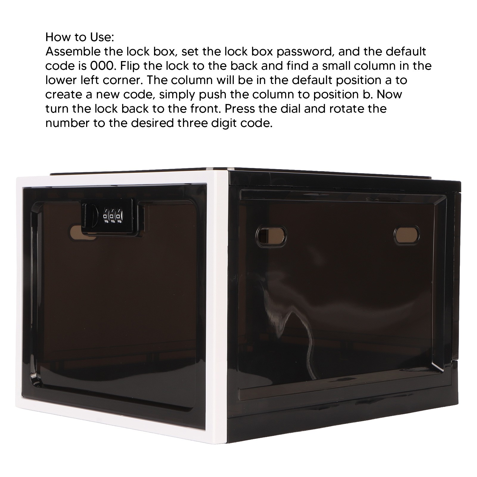 Lock Box Clear Food Storage Co - Food Storage Lock Box recension och pris