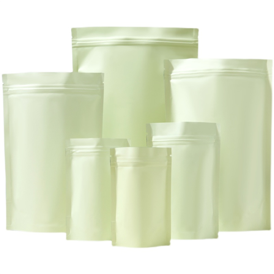 50/100PCS Matte Pale Yellow Zi - Food Storage And recension och pris
