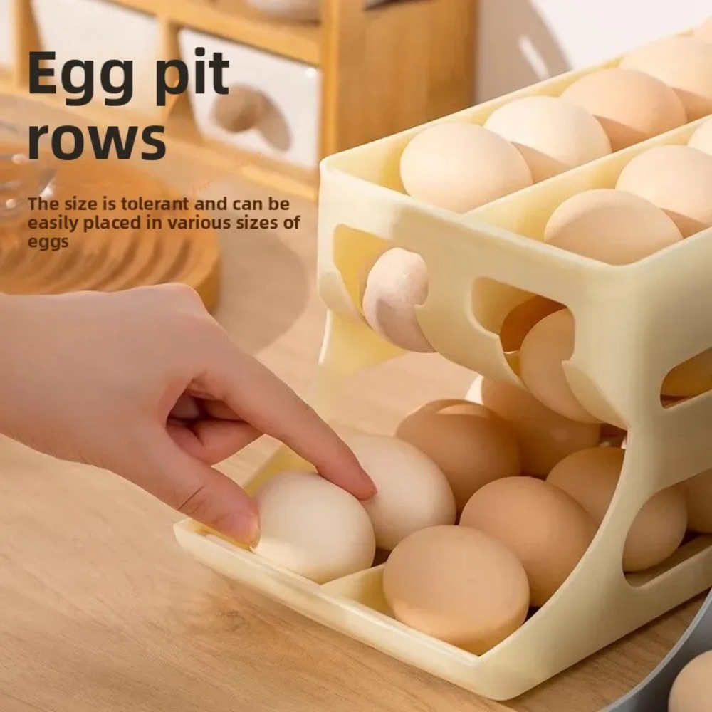 3 Tier Yellow Egg Organizer Ho - Food Storage Yellow recension och pris