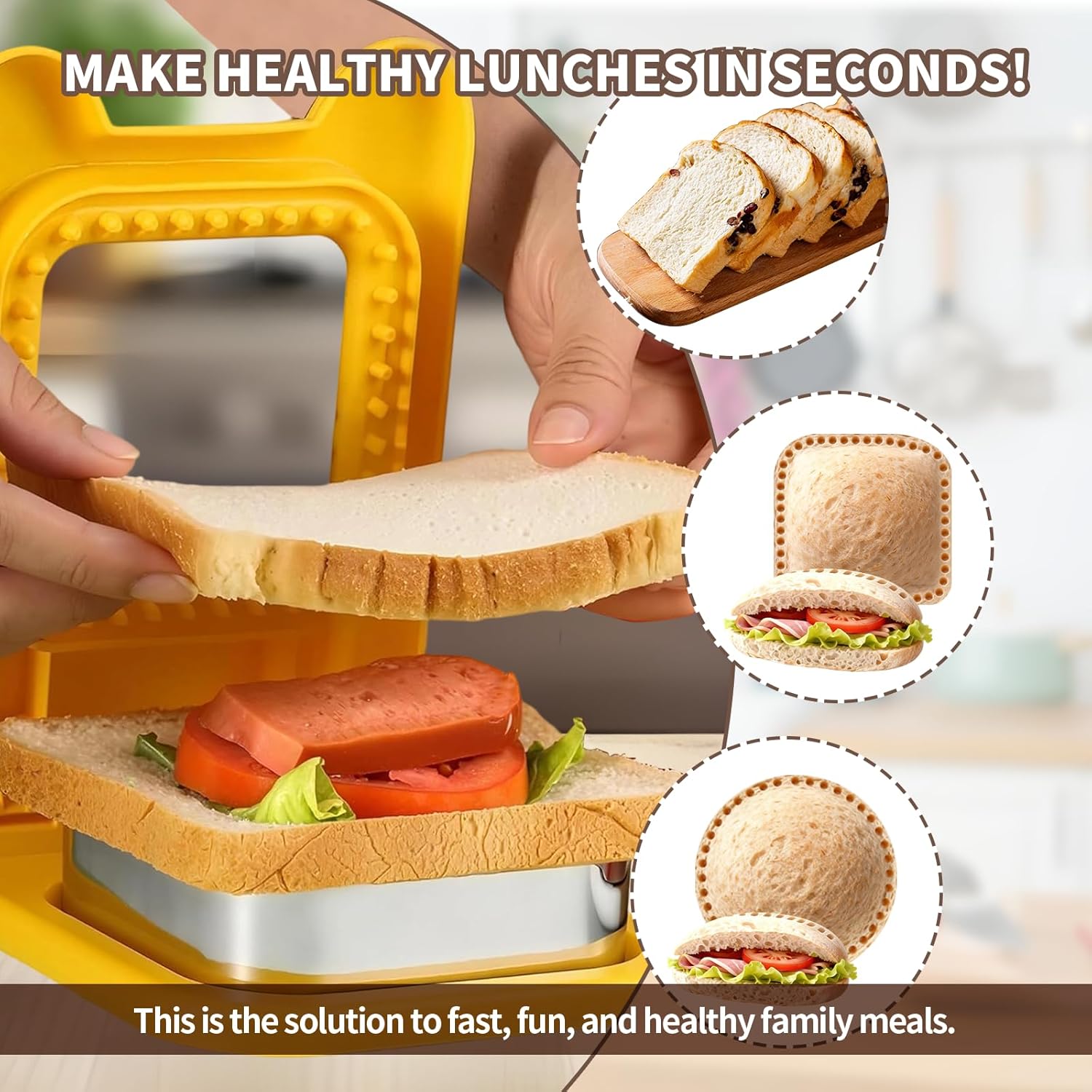 Kids Lunch Sandwich Cutter and - Stainless Lunch Box recension och pris