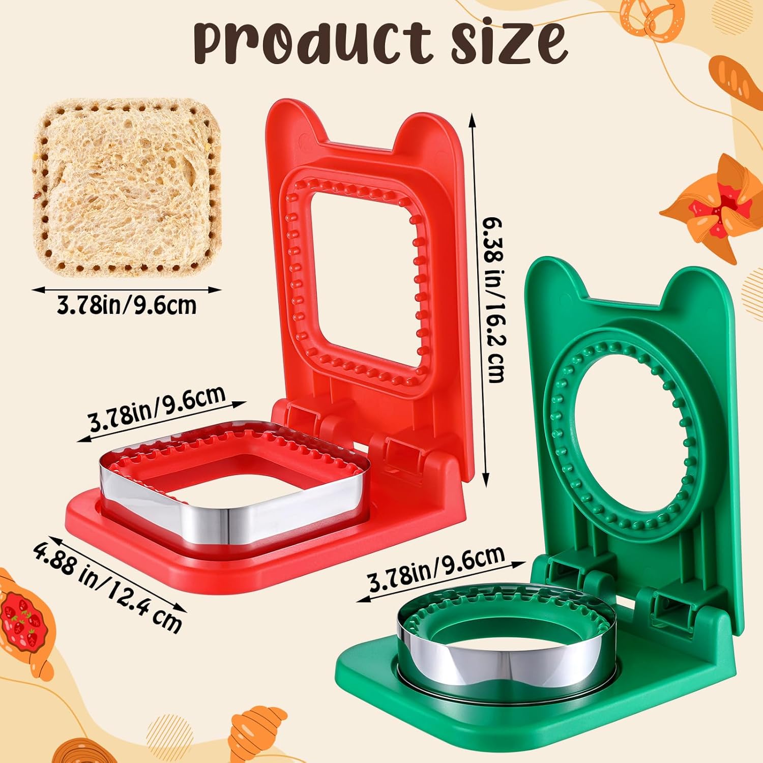 Kids Lunch Sandwich Cutter and - Stainless Lunch Box recension och pris