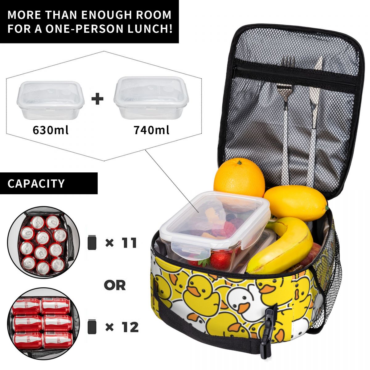 Yellow Cartoon Animal Rubber D - Food Storage Yellow recension och pris