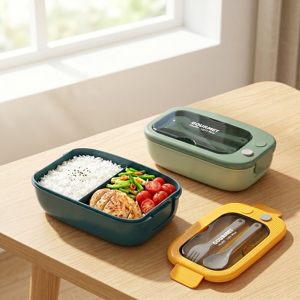 Microwavable Plastic Bento Box - Food Storage Made Easy recension och pris