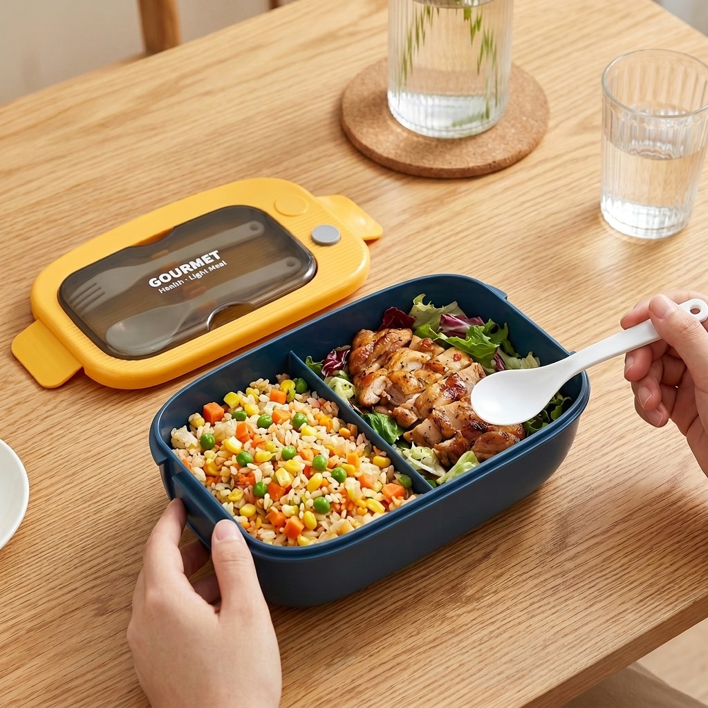 Microwavable Plastic Bento Box - Food Storage Made Easy recension och pris