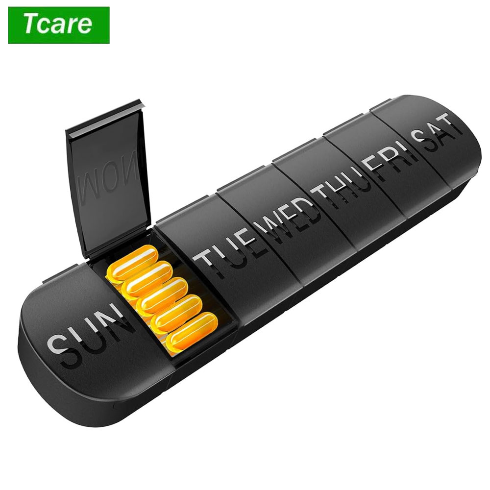 Travel Pill Box 7 Day Extra La - Portion Control Container recension och pris