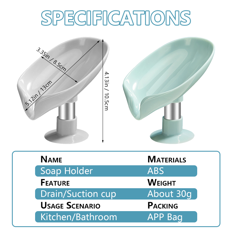 Soap Holder Drain Water Soap D - Portion Control Container recension och pris