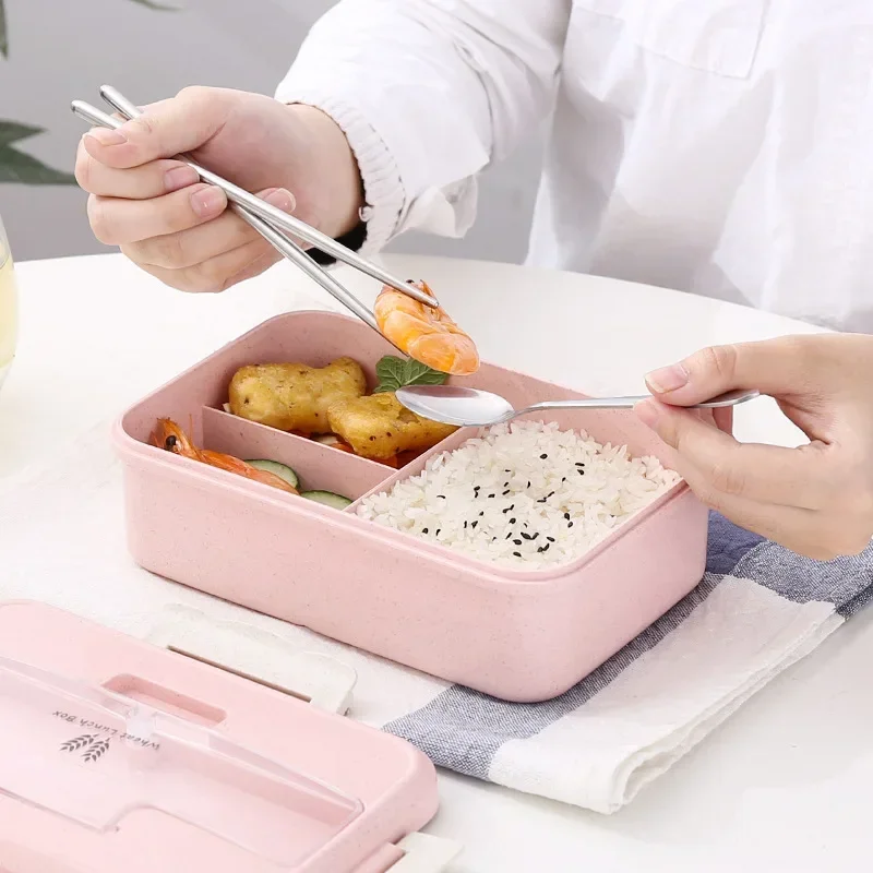 Microwave Lunch Box Wheat Stra - Food Storage Made Easy recension och pris
