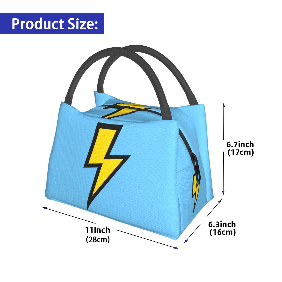 Yellow Lightning Bolts With Br - Food Storage Yellow recension och pris