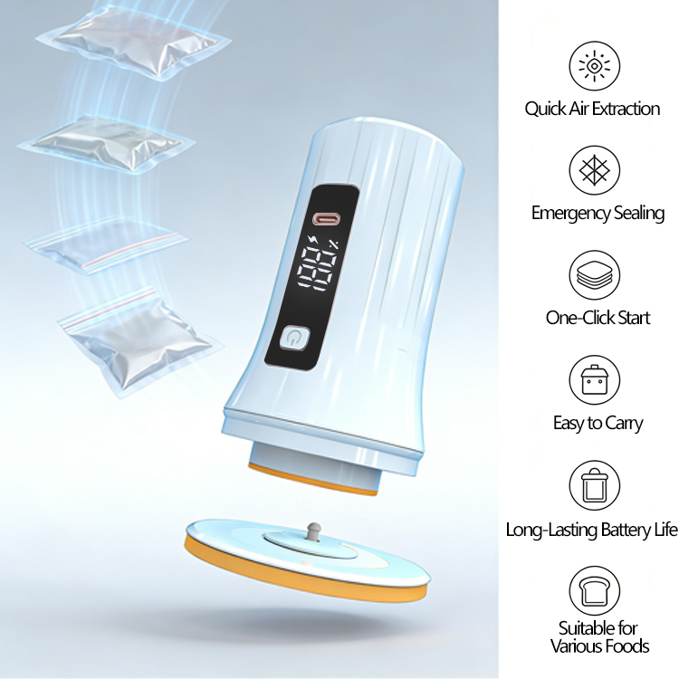 Rechargeable Handheld Mini Vac - Food Storage Vacuum Pump recension och pris