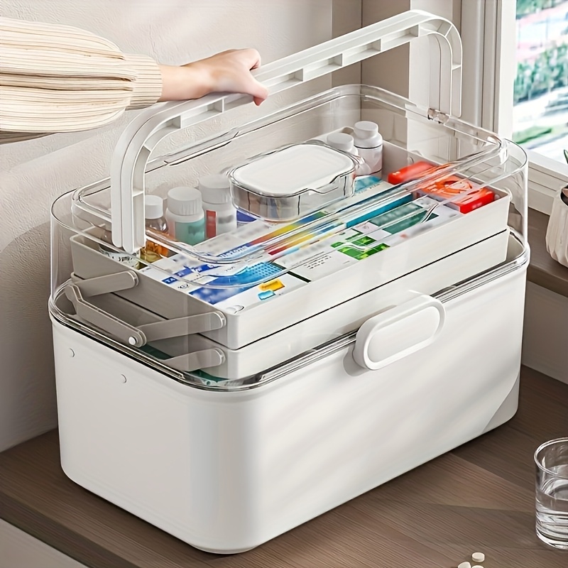 Large Capacity Clear Lid Medic - Food Storage Cabinet For Kitchen recension och pris