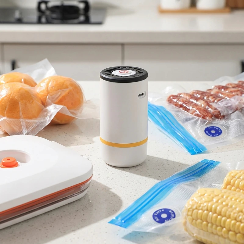 Mini Electric Air Pump Recharg - Food Storage Vacuum Pump recension och pris