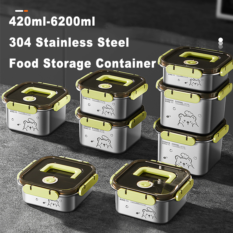 COOKER KING 420ml-6200ml Large - Stainless Lunch Box recension och pris