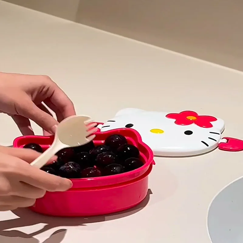 Cute Hello Kitty Shaped Lunch  - Food Storage Made Easy recension och pris