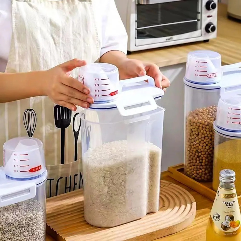 Rice Dry Food Storage Containe - Portion Control Container recension och pris