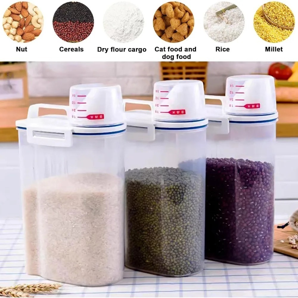Rice Dry Food Storage Containe - Portion Control Container recension och pris