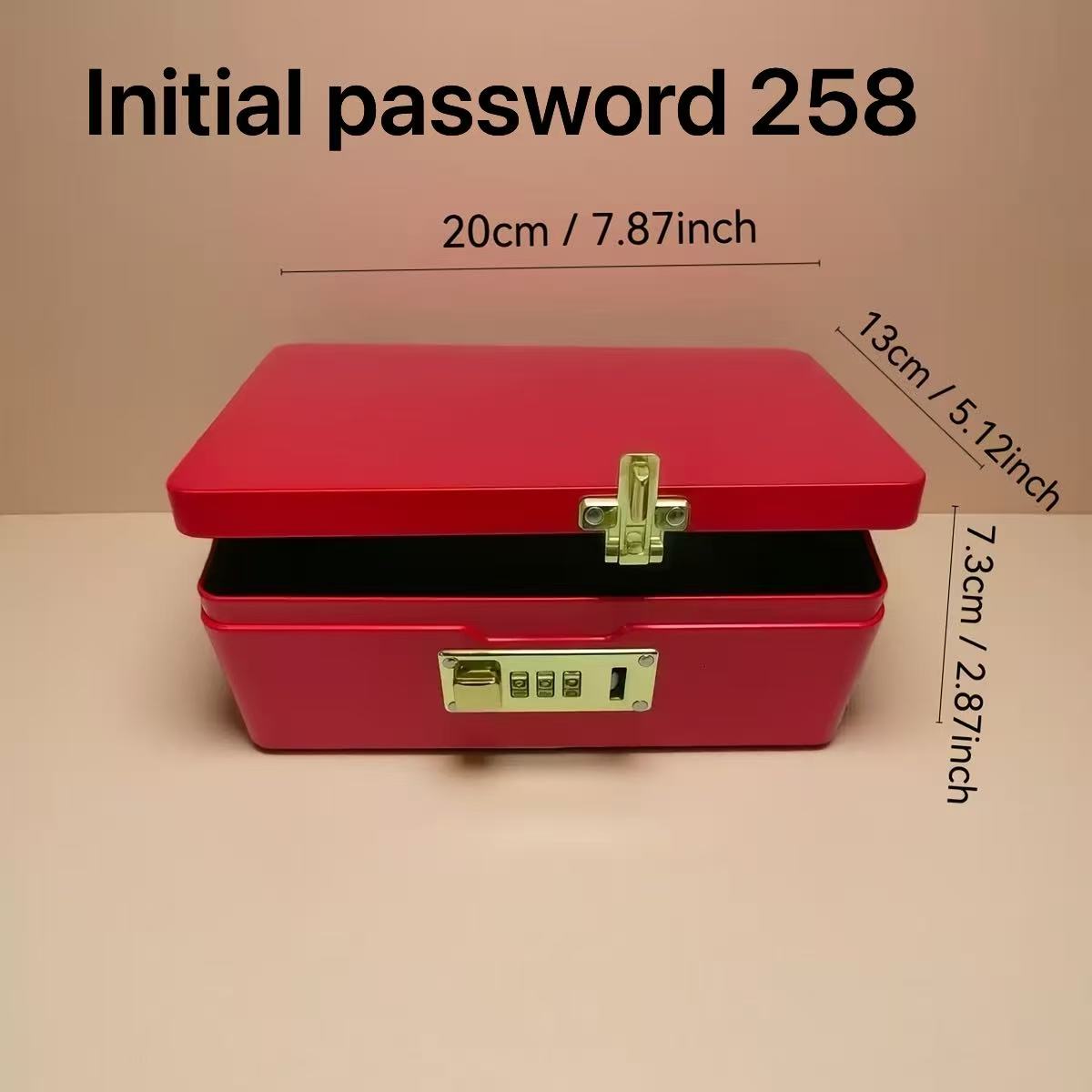 Red Password-Locked Storage Ir - Food Storage Lock Box recension och pris