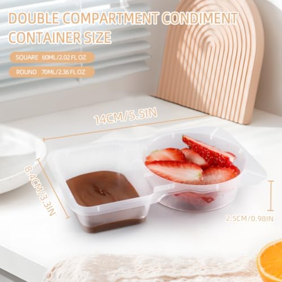 Reusable Snack Containers with - Portion Control Container recension och pris