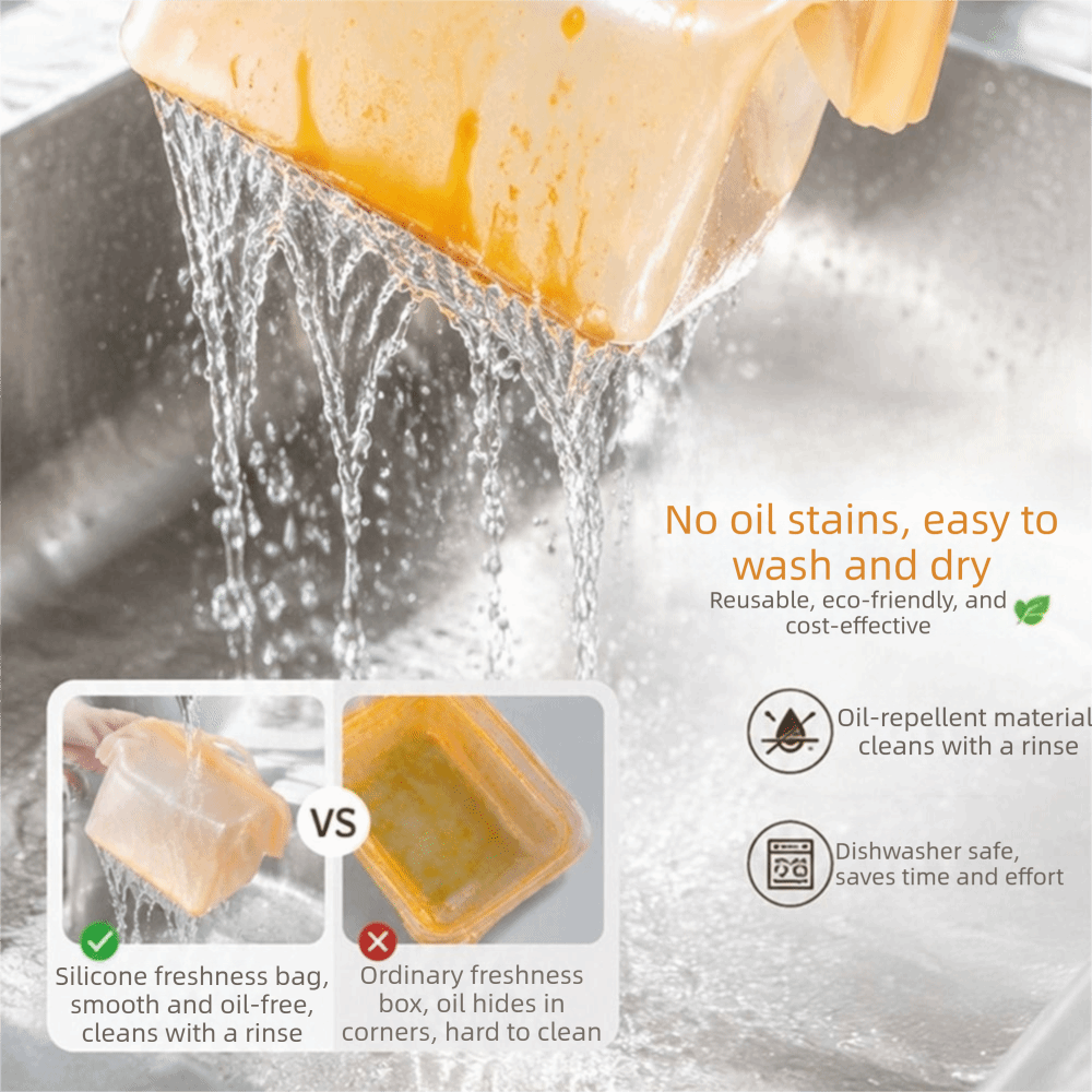 Leak Proof Silicone Food Stora - Food Storage Silicone Bags recension och pris