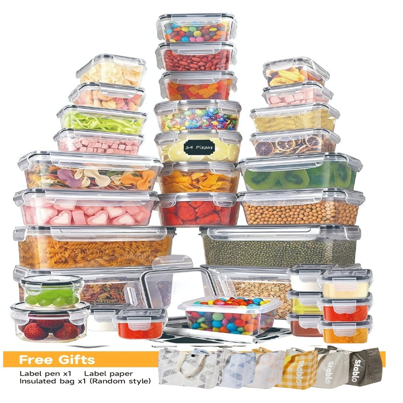 48PCS BPA-Free Food Storage Se - Set Food Storage recension och pris