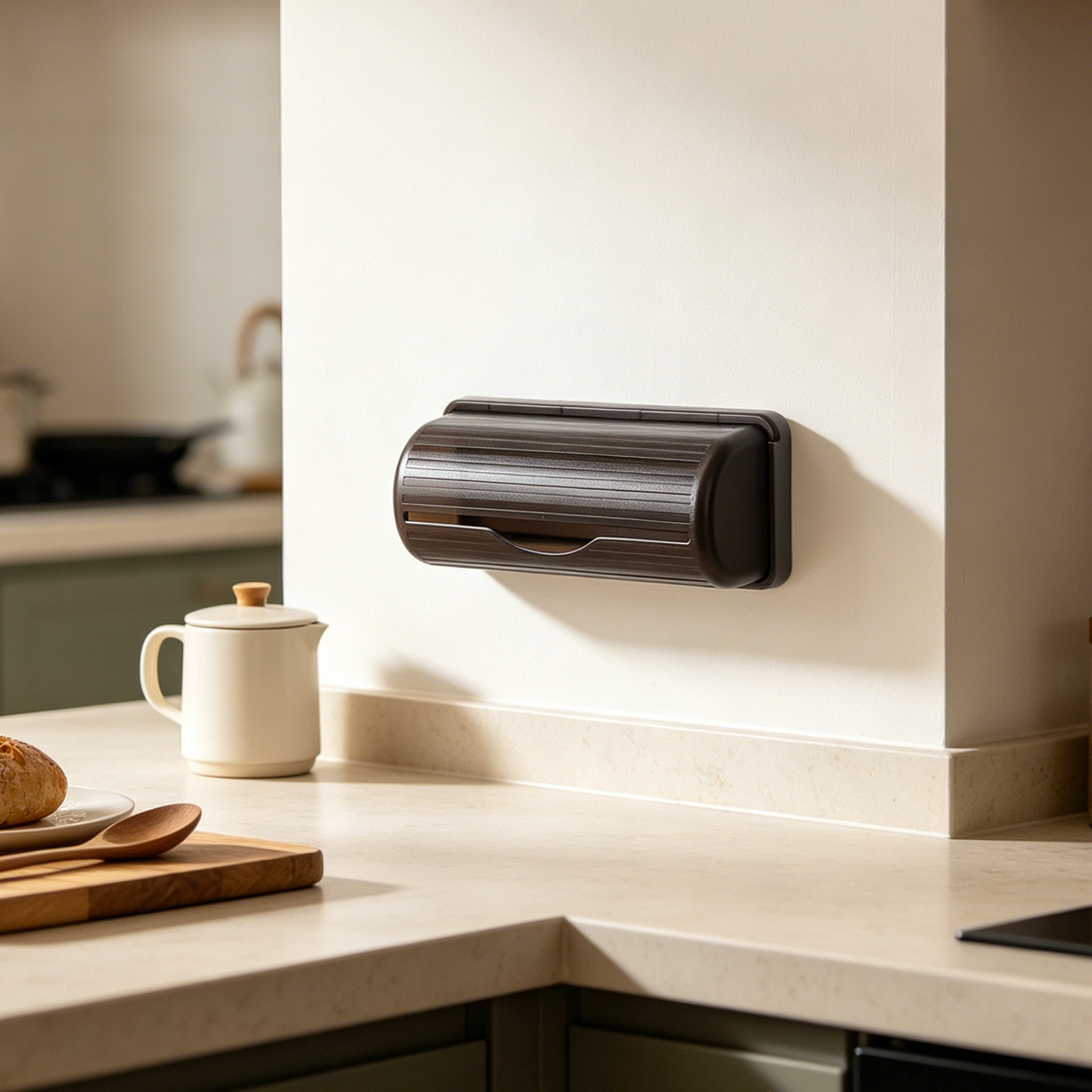 Wall Mounted Trash Bag Holder  - Food Storage Cabinet For Kitchen recension och pris