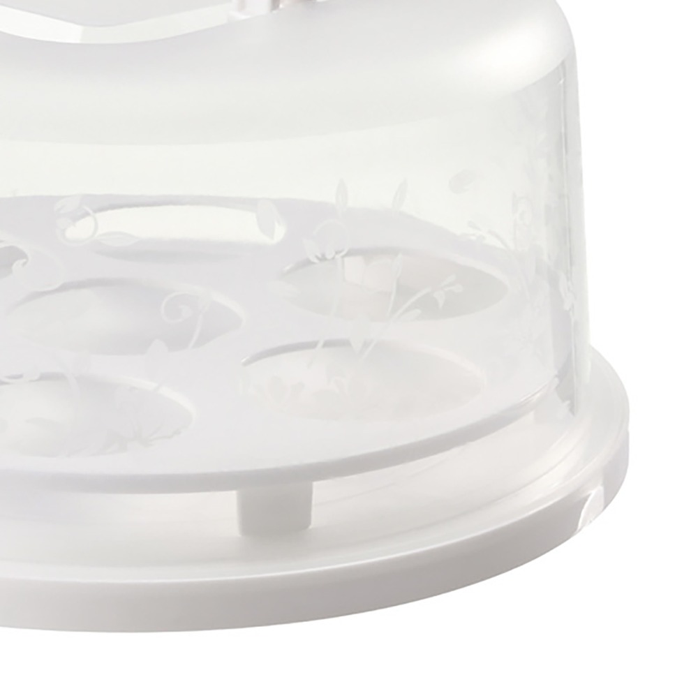 Transparent Lid Cake Carrier S - Portion Control Container recension och pris