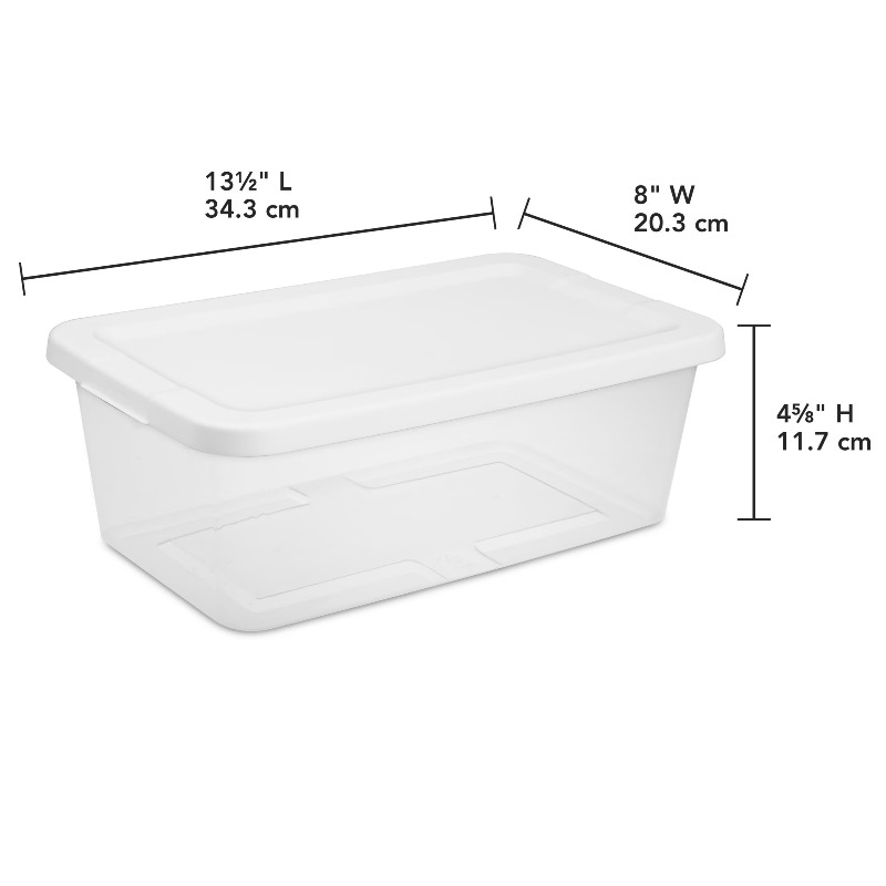 Set of (10) 6 Quart Small Stor - Food Storage Quart Containers recension och pris