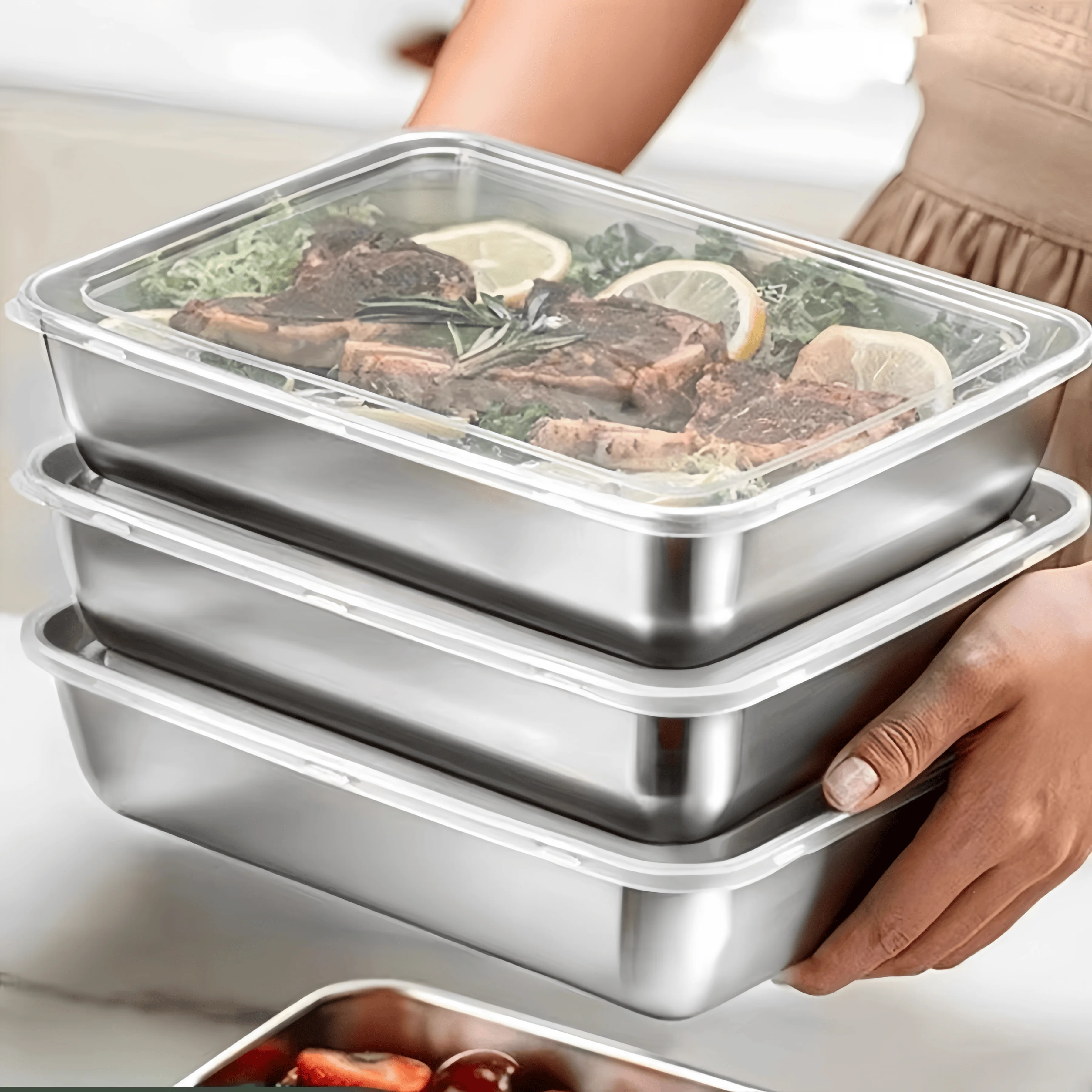 Stainless Steel Sealed Lunch B - Stainless Lunch Box recension och pris