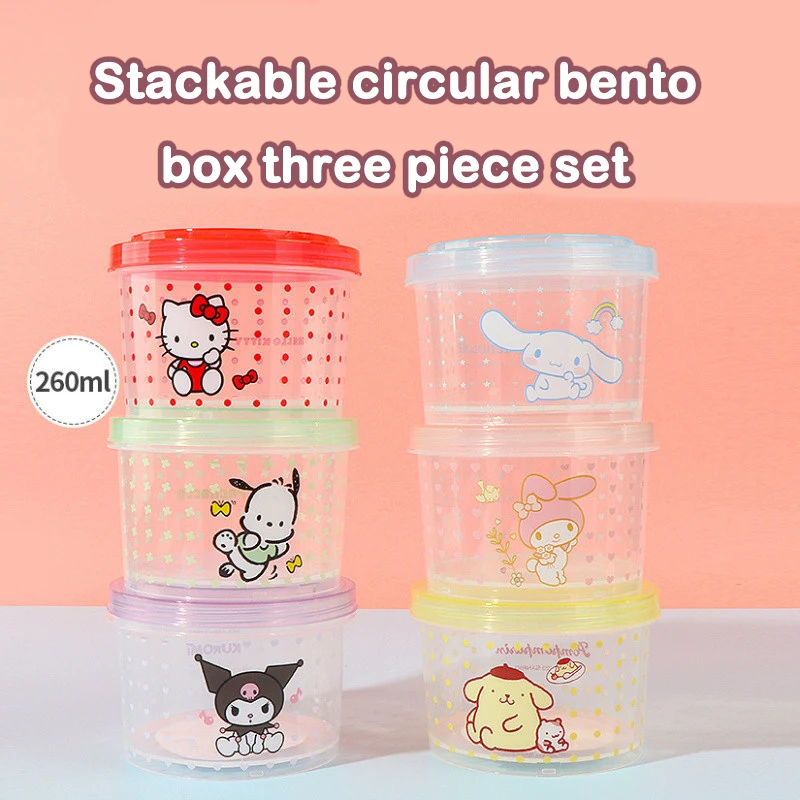Kitty Bento Box Set 3 Pieces C - Food Storage Made Easy recension och pris